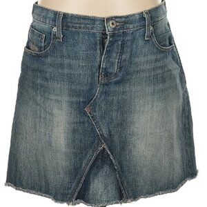 Reconstructed Denim Skirt (size 8)